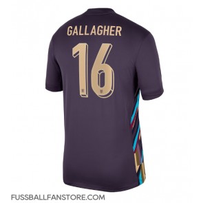 England Conor Gallagher #16 Replik Auswärtstrikot EM 2024 Kurzarm